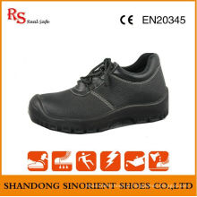 Ce Certificate Black Buffalo Leather ESD Chef sapatos de segurança RS046